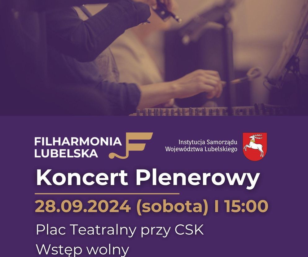 Koncert dla powodzian w Lublinie - plakat