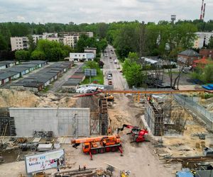 Postęp prac na węźle katowickim 