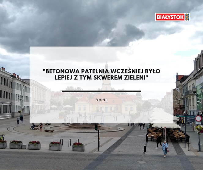 Białostoczanie oceniają Rynek Kościuszki