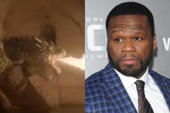 50 Cent i smok z serialu Gra o Tron