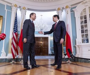 Spotkanie ministra Radosława Sikorskiego z sekretarzem stanu USA Marco Rubio 