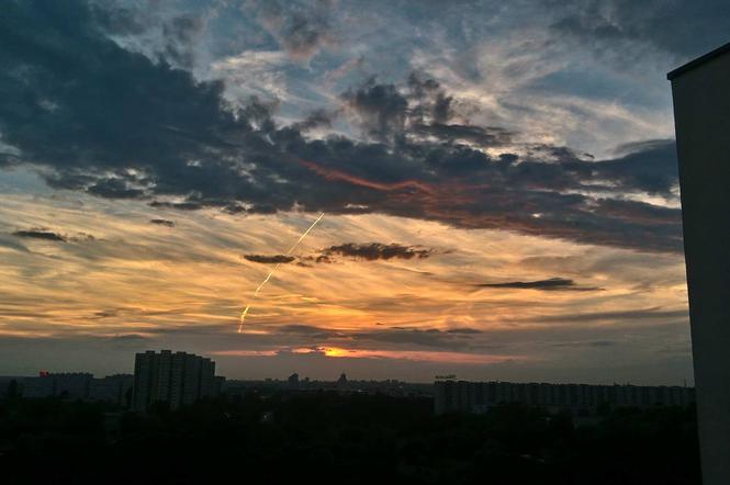 Niebo nad Poznaniem jak malowane