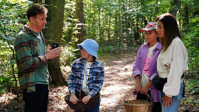Barwy szczęścia odc. 2941: Kasia (Katarzyna Glinka), Łukasz (Michał Rolnicki), Paulinka (Lena Jastrzębska), Ksawery (Bartosz Gruchot)