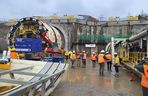Wielkie chińskie maszyny TBM drążą najdłuższy tunel kolejowy w Polsce