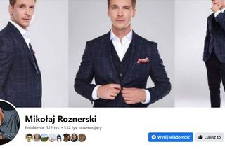Mikołaj Roznerski (Marcin w M jak miłość) prawdziwy profil na Facebook-u