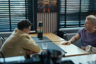 Barwy szczęścia, odcinek 3247. Justin (Jasper Sołtysiewicz), Patryk (Konrad Skolimowski)