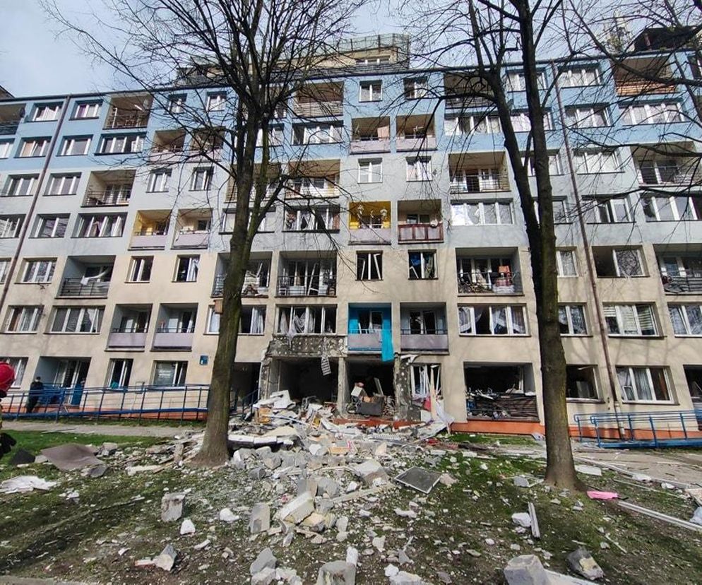 Wybuch gazu w Tychach! Potężna eksplozja wstrząsnęła mieszkańcami. Dramat w Wielkanocny Poniedziałek