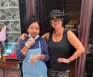 Ewa Kasprzyk medytuje w Tybecie