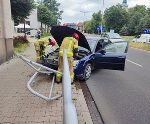 Wypadek na Al. Jana Pawła II w Lesznie