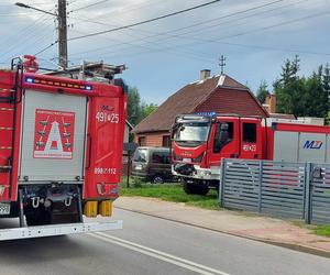 Pożar domu przy ulicy Nowowiejskiej w Starachowicach