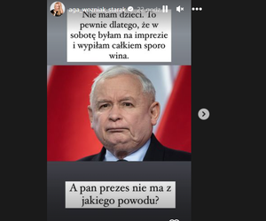 Agnieszka Woźniak-Starak oburzona słowami Kaczyńskiego