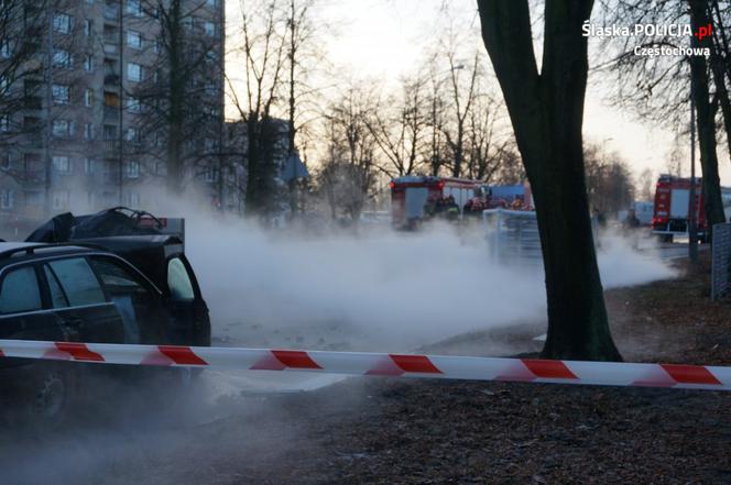 Doszło do rozszczelnienia zbiornika z ciekłym azotem