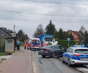 Śmierć na drodze w Ambrożowie. Ciężarówka potrąciła mężczyznę