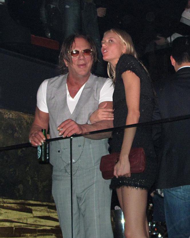 Mickey Rourke i Anastazja Makarenko