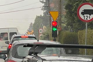 Kuriozalne skrzyżowanie pod Krakowem