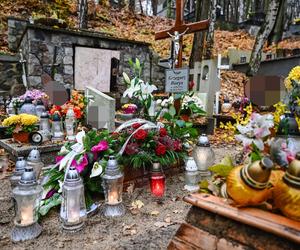 Grzegorza Borysa pochowano w ciszy z dala od syna. Garstka osób na cmentarzu