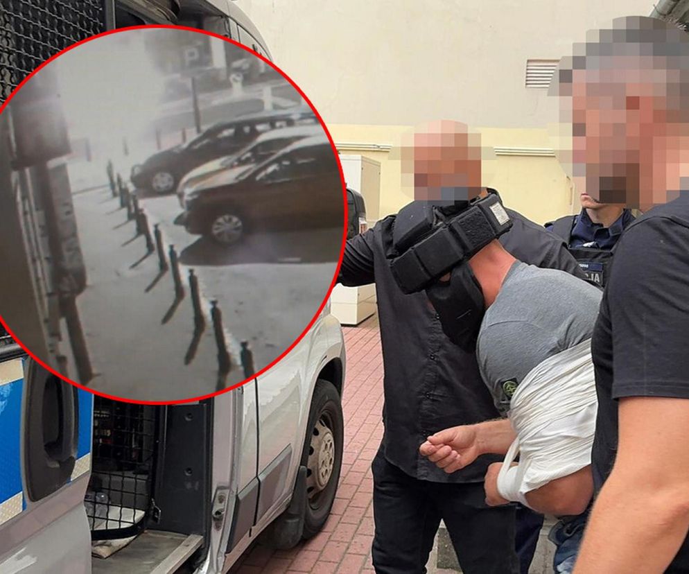 Popalił restaurację w Ząbkach, wszystko się nagrało. Policja zatrzymała podejrzanego!