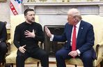 Wołodymyr Zełenski i Donald Trump. Spotkanie w Waszyngtonie