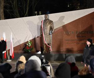 Odsłonięcie pomnika Lecha Kaczyńskiego przy Placu Teatralnym w Lublinie