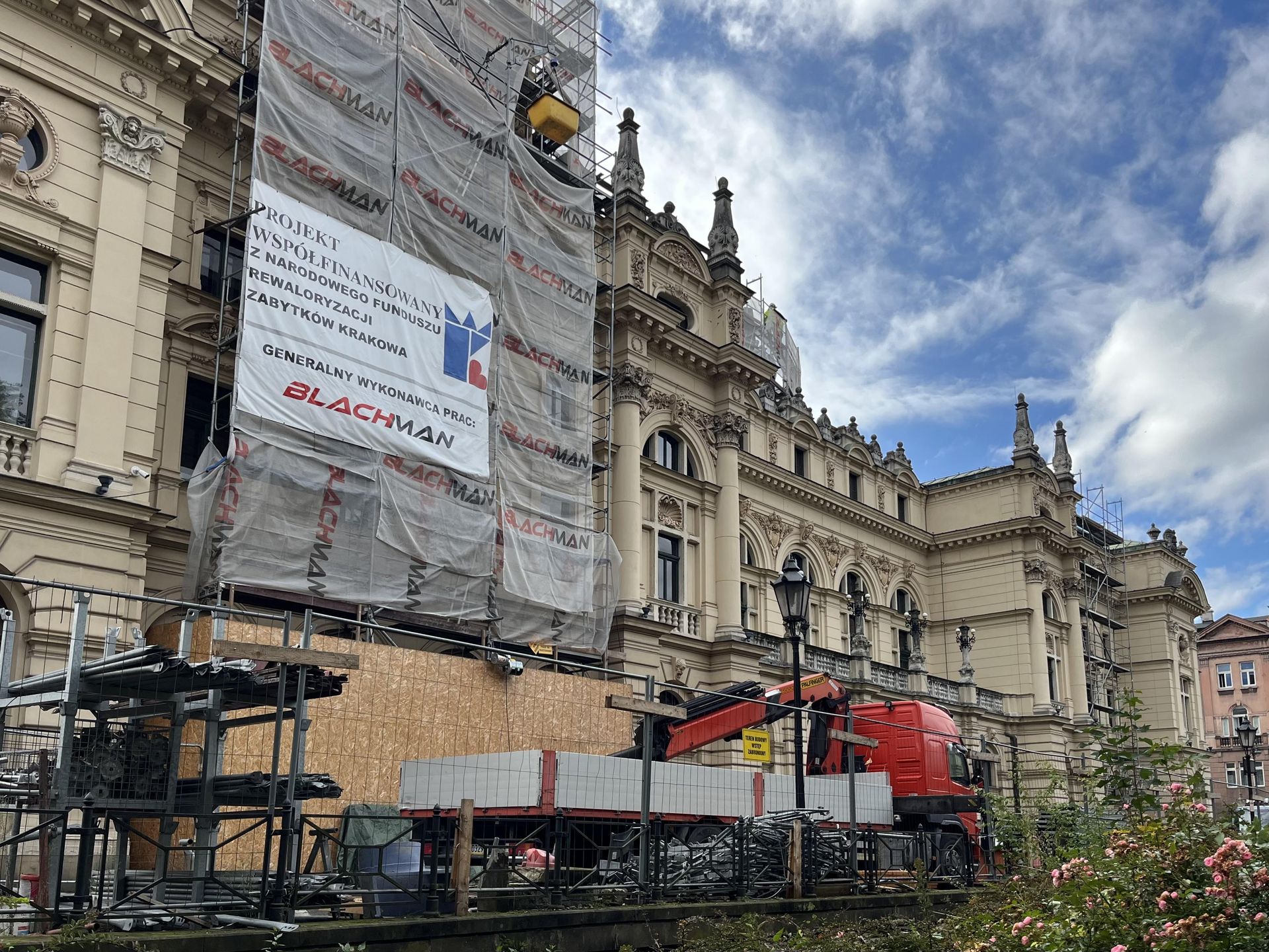 Remont Teatru im. Słowackiego w Krakowie - 2025