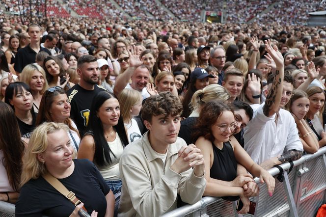 Koncert Jennifer Lopez w Warszawie (25.07.2025) - część druga. Organizatorem koncertu jest Prestige MJM
