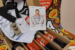 Zestaw handballowy od prezydenta Kielc Bogdana Wenty