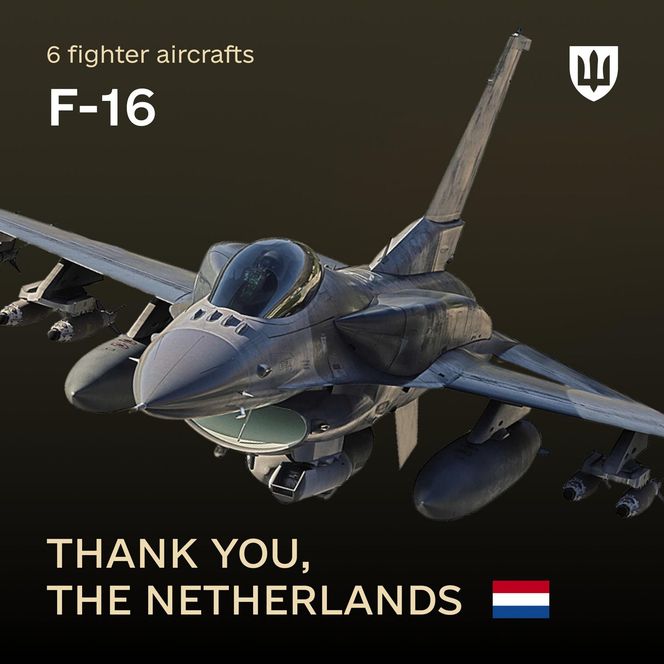 Wojna w Ukrainie. F-16 