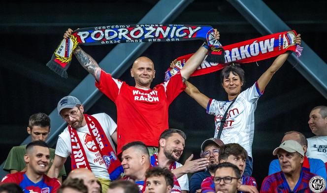 Raków Częstochowa - FC Kopenhaga Zdjęcia kibiców