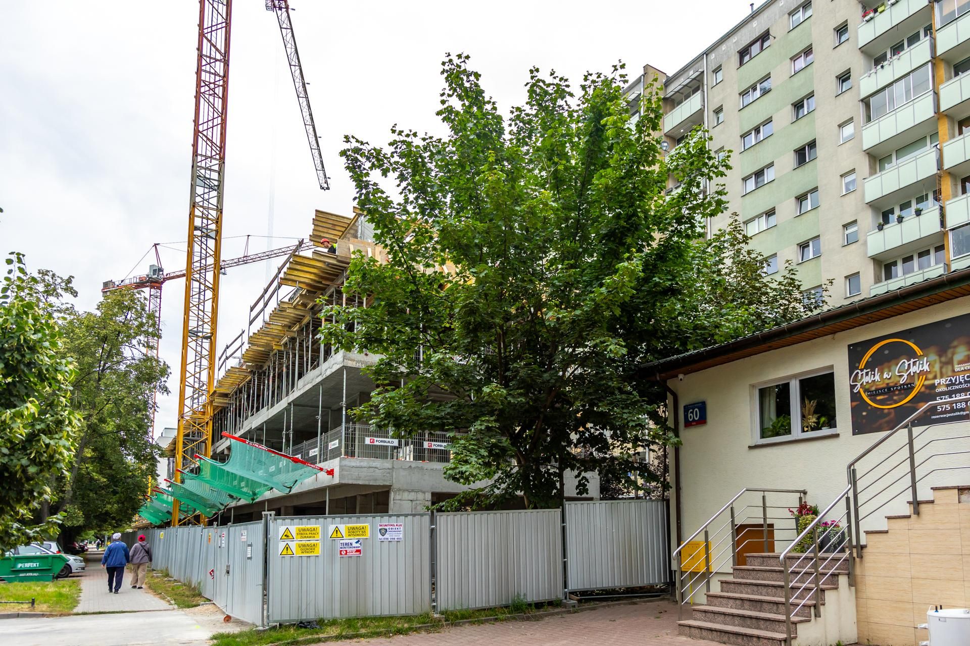 Inwestycja Wola Księcia Janusza w Warszawie w budowie