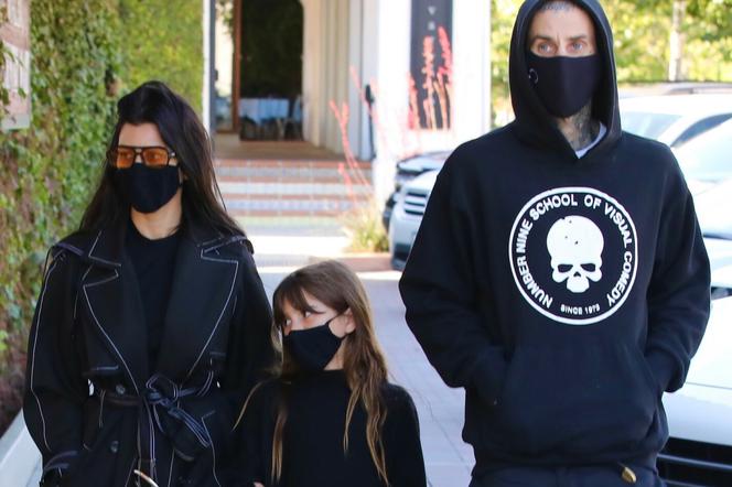 Kourtney Kardashian, Penelope Disick, Travis Barker