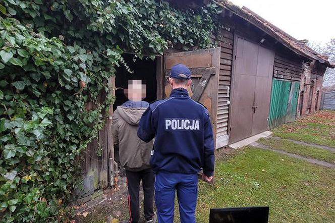 Złodziej w rękach policji