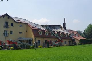 Potężny pożar w Nałęczowie. Dogaszanie trwało kilkanaście godzin