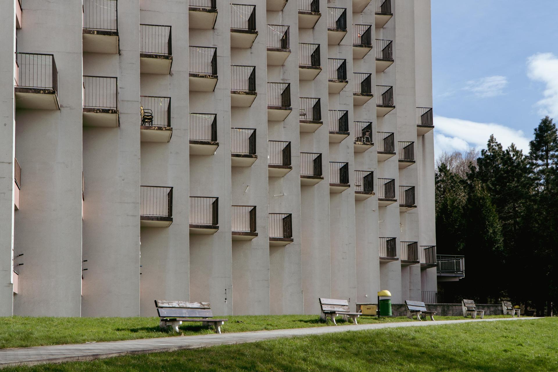 Piramida Kos w Ustroniu w remoncie - zdjęcia. Jak Sanatorium wyglądało przed remontem?