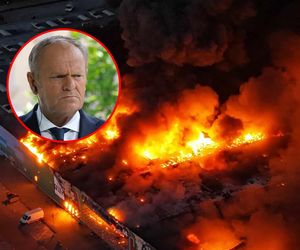 Donald Tusk: Za pożar CH Marywilska w Warszawie odpowiadają rosyjskie służby. Dopadniemy wszystkich