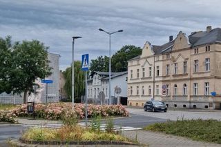 To skrzyżowanie całkowicie się zmieni. Będzie rondo, nowa droga i ścieżka rowerowa