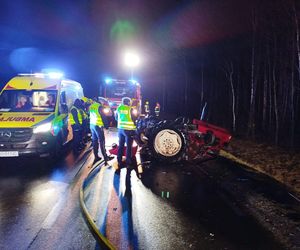 Szuszalewo. 19-letni kierowca BMW nie żyje. Tragiczny wypadek