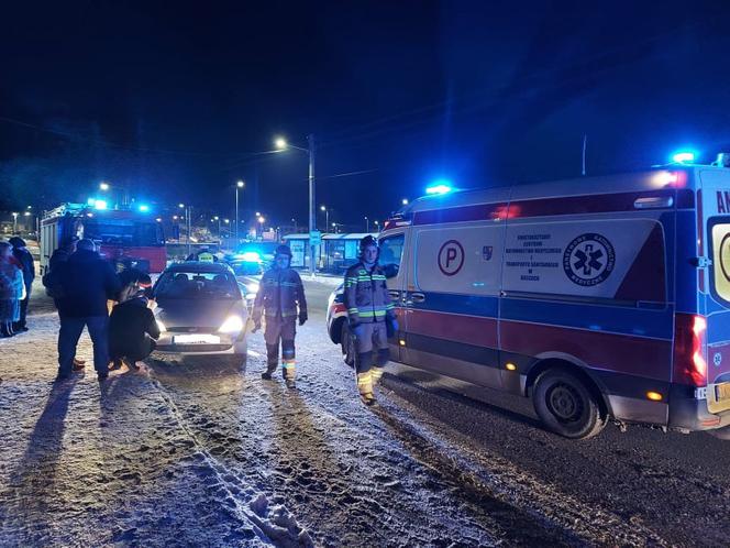 Wypadek na ulicy Targowej w Starachowicach