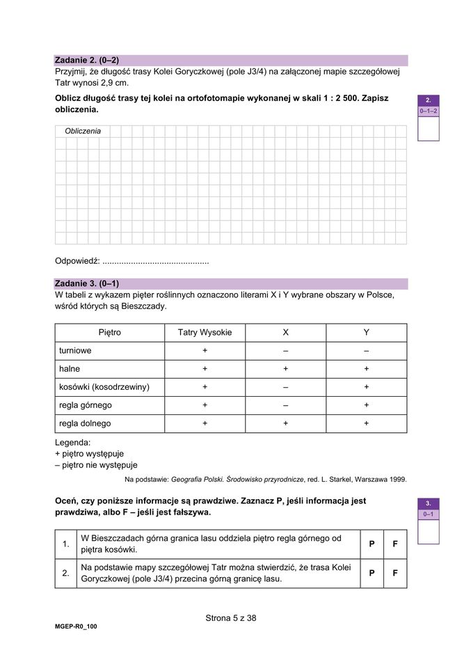Matura 2025 geografia - arkusz CKE 15.05.2025 - Formuła 2023