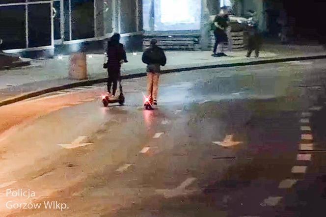 Nietrzeźwe nastolatki jeżdziły hulajnogami po centrum Gorzowa