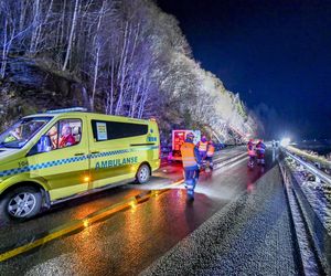 Wykolejanie pociągu w Norwegii