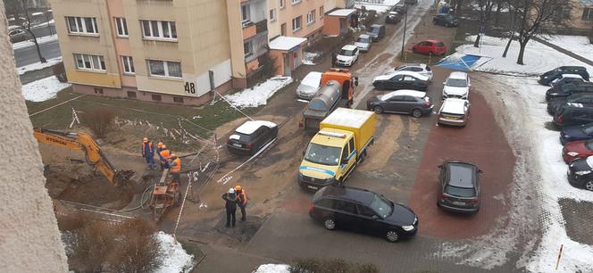 Wielka awaria wodociągowa na Retkini