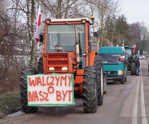 Protest rolników w Podlaskiem. Ciągniki blokują drogi w całym województwie! 