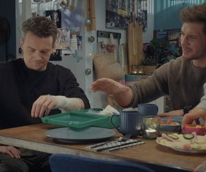 M jak miłość odc. 1865. Jakub Karski (Krzysztof Kwiatkowski), Marcin (Mikołaj Roznerski)