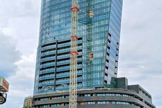 Budowa Hanza Tower - lipiec 2020