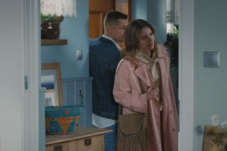 M jak miłość odc. 1881. Franka (Dominika Kachlik), Paweł (Rafał Mroczek)