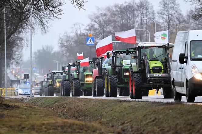 Protest rolników w Zbuczynie