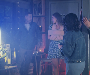 M jak miłość, odcinek 1702: Basia (Gabriela Raczyńska), Ania (Gabriela Świerczyńska), Franka (Dominika Kachlik), Paweł (Rafał Mroczek)