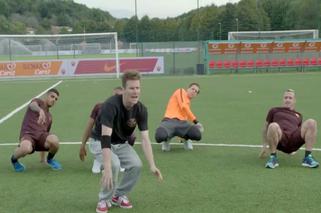 Wojciech Szczęsny i koledzy z AS Roma trenują... breakdance!