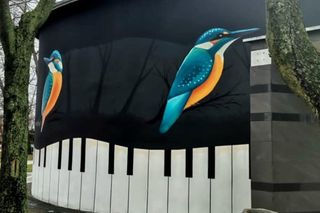 Murale Piotra Strzałki