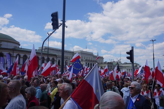 "Wielki Marsz Patriotów" Rafała Trzaskowskiego w Warszawie 25.05.2025